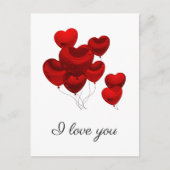 Ich Liebe Sie Postkarte (Vorderseite)