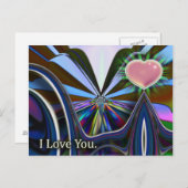Ich Liebe Sie Postkarte (Vorne/Hinten)