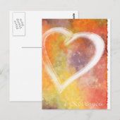 Ich Liebe Sie Postkarte (Vorne/Hinten)