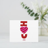 Ich Liebe Sie Postkarte (Stehend Vorderseite)