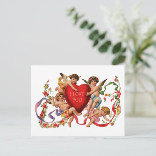 Ich Liebe Sie Postkarte (Stehend Vorderseite)