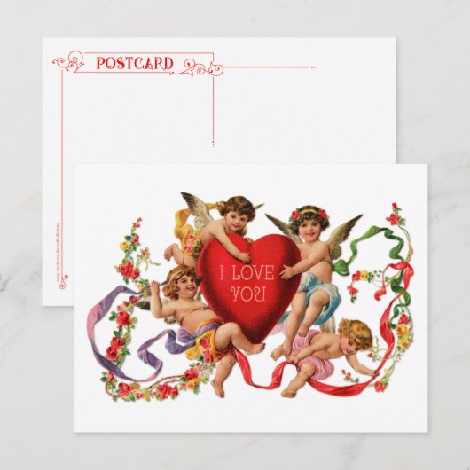 Ich Liebe Sie Postkarte (Vorne/Hinten)