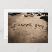 Ich LIEBE SIE Postkarte (Vorne/Hinten)