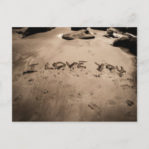 Ich LIEBE SIE Postkarte