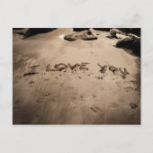 Ich LIEBE SIE Postkarte (Vorderseite)