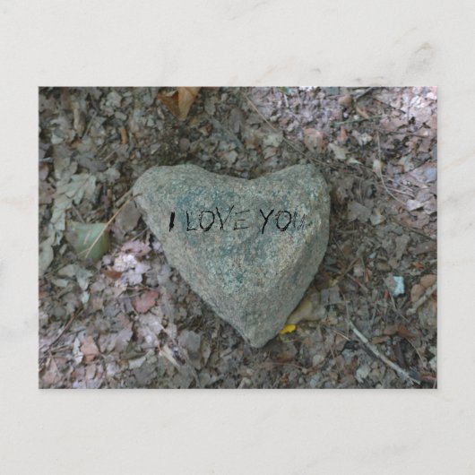 Ich Liebe Sie Postkarte (Vorderseite)