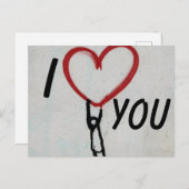 Ich Liebe Sie Postkarte (Vorne/Hinten)