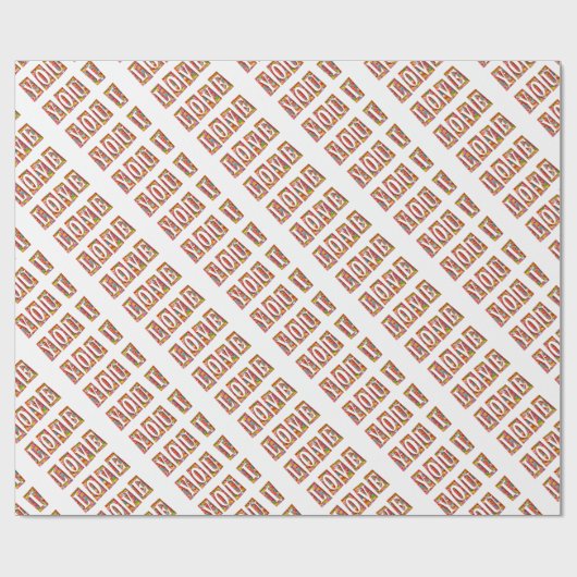 Ich Liebe Sie Romantische Typografie Valentine Geschenkpapier (Flach)