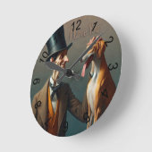 Ich Liebe Sie Runde Wanduhr (Winkel)
