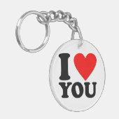 Ich Liebe Sie Schlüsselanhänger (Vorderseite links)