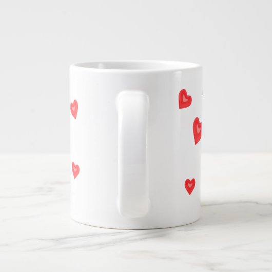 Ich Liebe Sie Schmoopy Valentine Jumbo-Tasse (Rückseite)