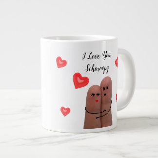 Ich Liebe Sie Schmoopy Valentine Jumbo-Tasse