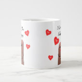 Ich Liebe Sie Schmoopy Valentine Jumbo-Tasse (Vorderseite)