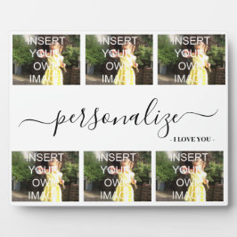 Ich Liebe Sie sechs Fotocollage Custom Geschenk Pl Fotoplatte