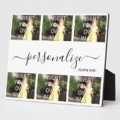 Ich Liebe Sie sechs Fotocollage Custom Geschenk Pl Fotoplatte (Seite)