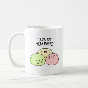 Ich Liebe Sie sehr mochi Funny Food Puff Kaffeetasse