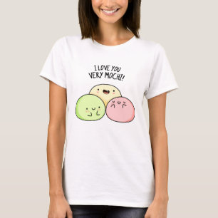 Ich Liebe Sie sehr mochi Funny Food Puff T-Shirt