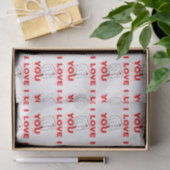 Ich Liebe Sie Seidenpapier (Geschenk)