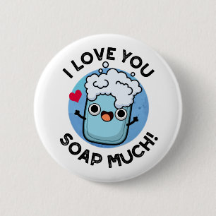 Ich Liebe Sie Seife viel lustige Seifenpuppe Button