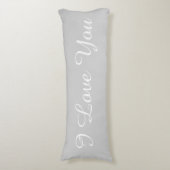 Ich Liebe Sie Seitenschläferkissen (Vorderseite Vertikal)