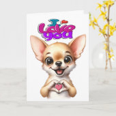 ICH LIEBE SIE - siehe Inside . Karte (Gelbe Blume)