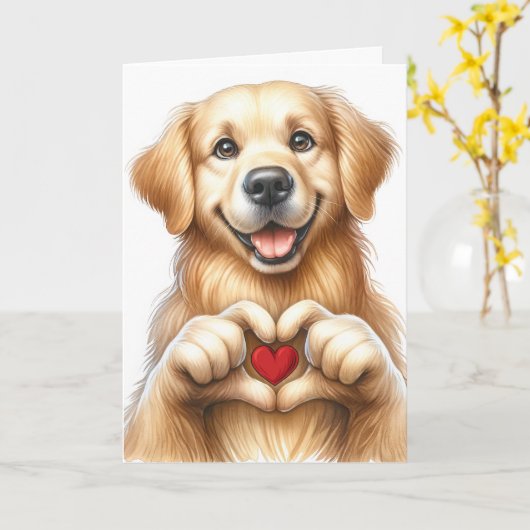 ICH LIEBE SIE - siehe Inside . Karte (Gelbe Blume)