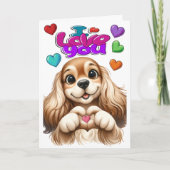 ICH LIEBE SIE - siehe Inside . Karte (Vorderseite)