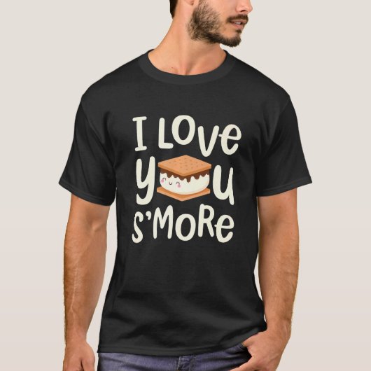 Ich Liebe Sie so lustiger Marshmellogie Stil Cool T-Shirt (Vorderseite)