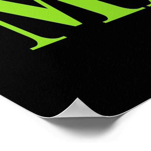 Ich Liebe Sie so Matcha Poster (Ecke)