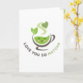 Ich Liebe Sie so Matcha Pub Grußkarte Karte (Gelbe Blume)