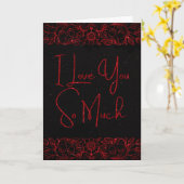 Ich Liebe Sie so viel Glitzer Valentinkarte Karte (Gelbe Blume)