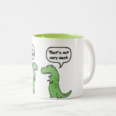 Ich Liebe Sie so viel (T-Rex) Zweifarbige Tasse (VorderseiteRechts)