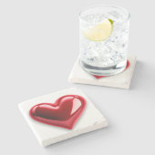 Ich LIEBE Sie Steinuntersetzer (Seitenansicht)