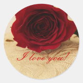 Ich Liebe Sie Sticker (Vorderseite)