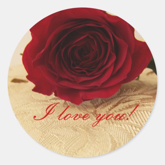 Ich Liebe Sie Sticker (Vorderseite)