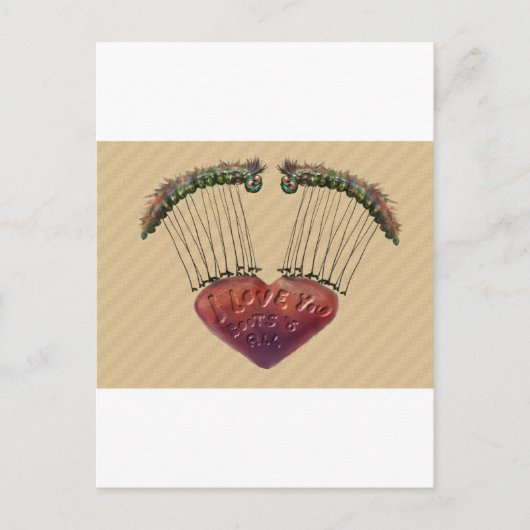 Ich Liebe Sie Stiefel und alle Postkarte (Vorderseite)