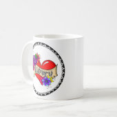 Ich Liebe Sie | Street Art Graffiti Urban Heart Kaffeetasse (Vorderseite Links)