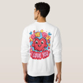 Ich Liebe Sie Sweatshirt (Schwarz voll)