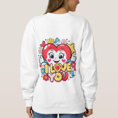 Ich Liebe Sie Sweatshirt (Rückseite)