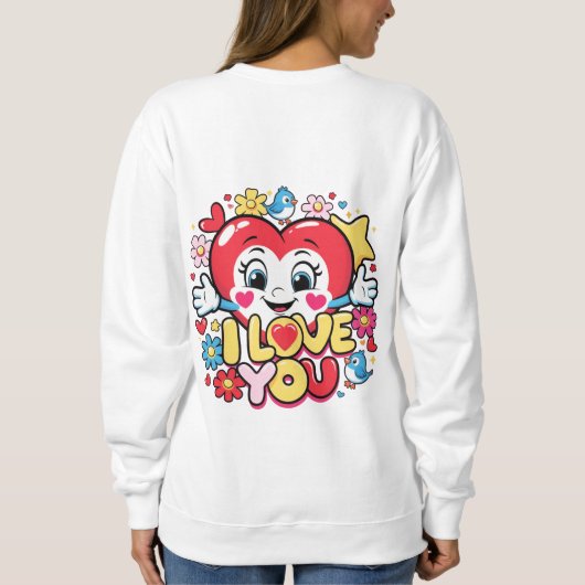 Ich Liebe Sie Sweatshirt (Rückseite)
