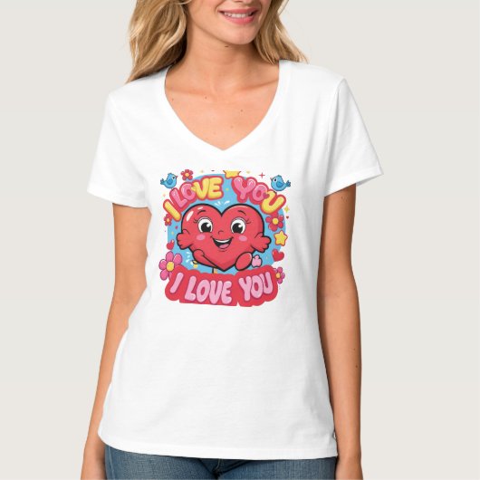 Ich Liebe Sie T-Shirt (Vorderseite)