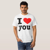 "ICH LIEBE SIE " T-Shirt (Vorne ganz)