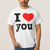 "ICH LIEBE SIE " T-Shirt (Vorderseite)