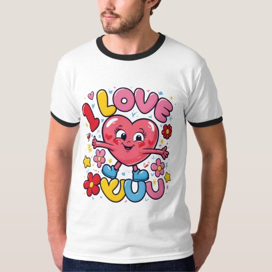 Ich Liebe Sie T-Shirt (Vorderseite)