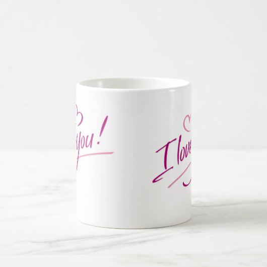 Ich Liebe Sie Tasse (Mittel)