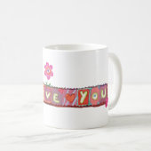 Ich Liebe Sie Tasse (VorderseiteRechts)