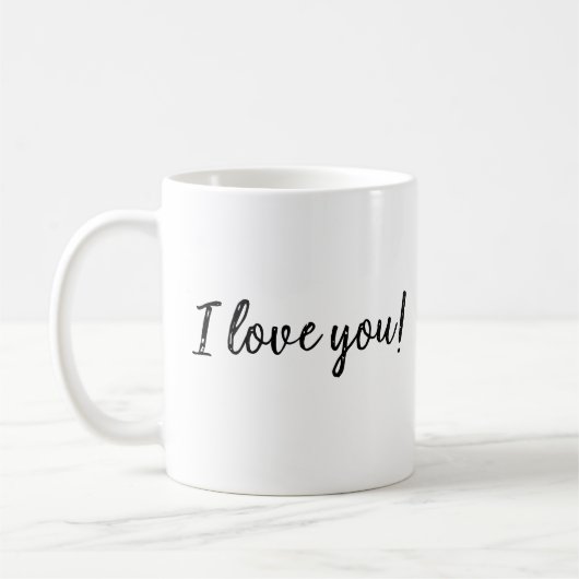 Ich Liebe Sie Tasse (Links)