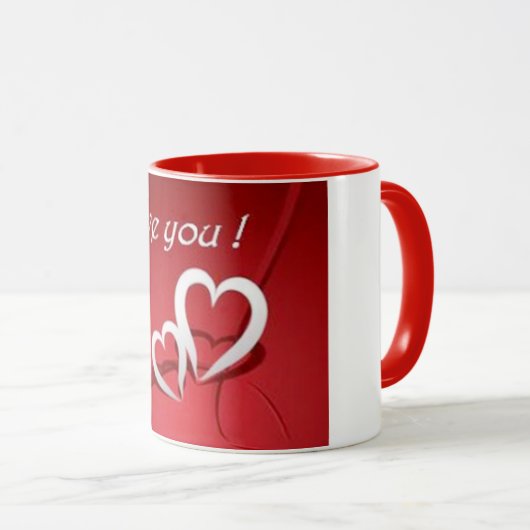 Ich Liebe Sie Tasse (VorderseiteRechts)