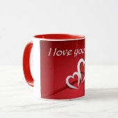 Ich Liebe Sie Tasse (Vorderseite Links)