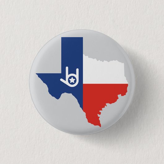 Ich Liebe Sie Texas Button (Vorderseite)
